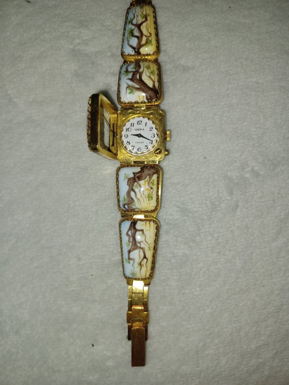 Antique Enamel Watch - Picture 5 of 9